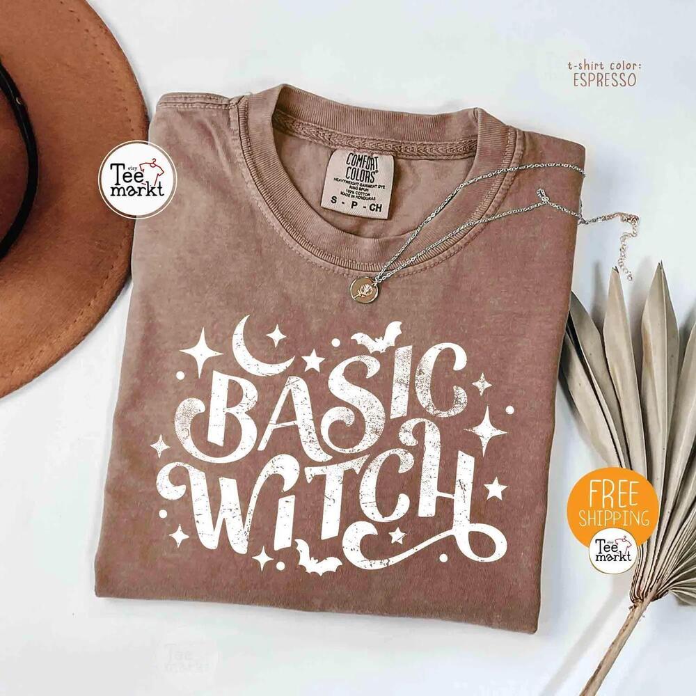 Basic Witch Shirt, Witch Halloween Shirt, Basic Witch Halloween Party Tee